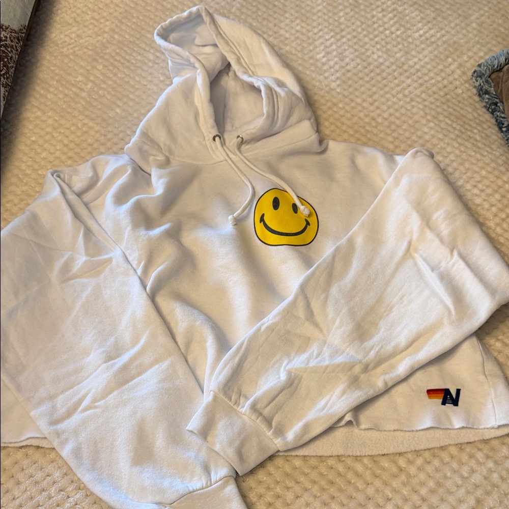 Aviator Nation White Hoodie